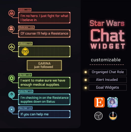 May the 4th Be With Your Stream: Introducing the Ultimate Sci-Fi Chat Widget