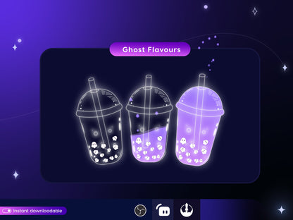 Boba Drink   • Cute Fruit Drink Goal Widget for Twitch fully customisable for Twitch Streamlabs, TikTok Studio, and Streamelements.