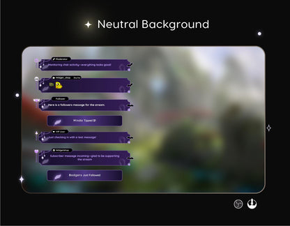 Minimal Halloween Chat Widget: Creepy skull ghost Theme - StreamElements