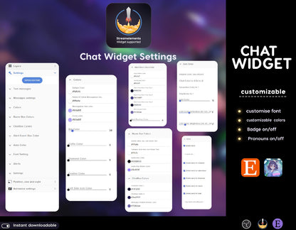 Minimal Halloween Chat Widget: Creepy skull ghost Theme - StreamElements